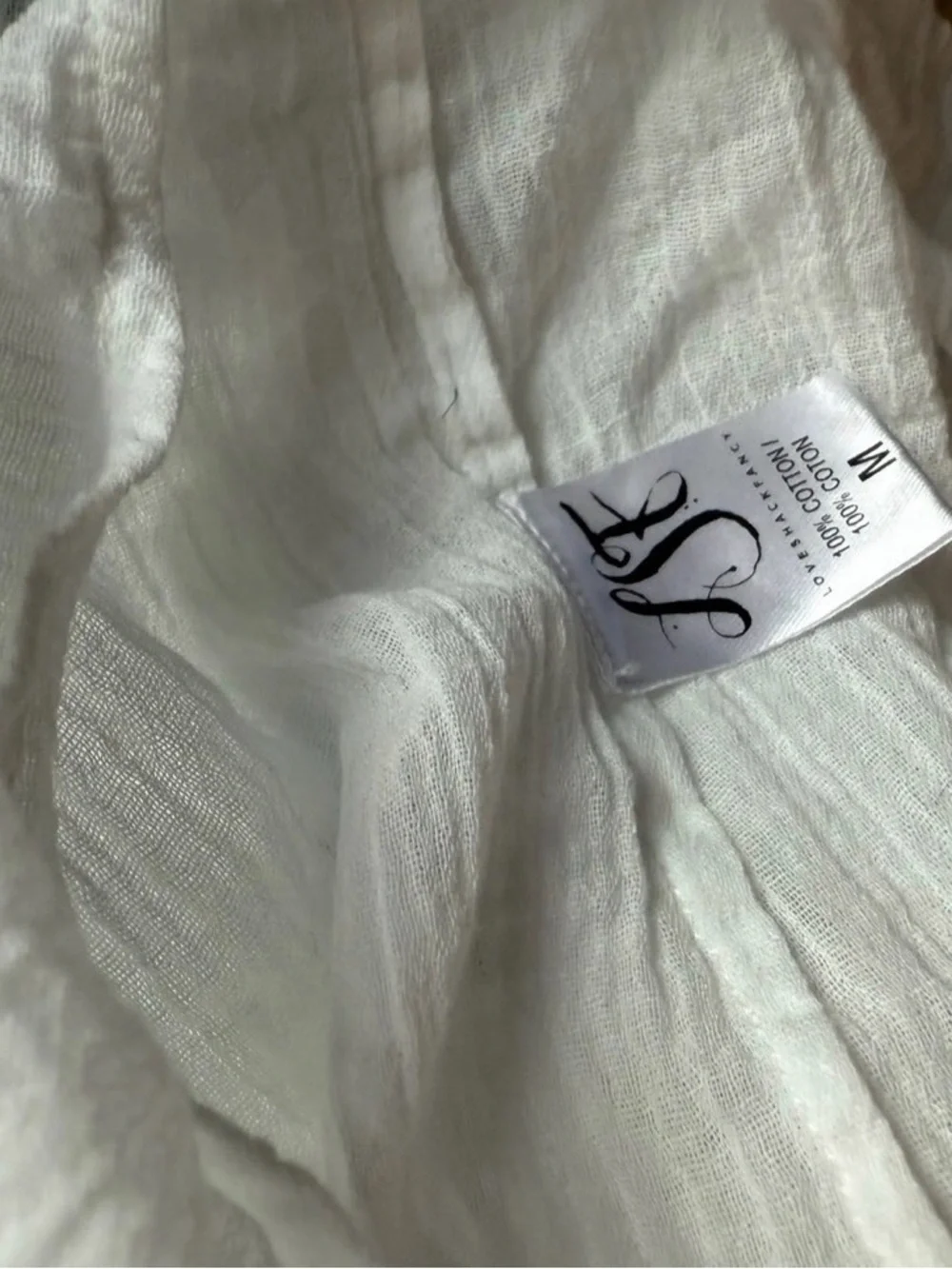 LoveShackFancy embroidered tiered